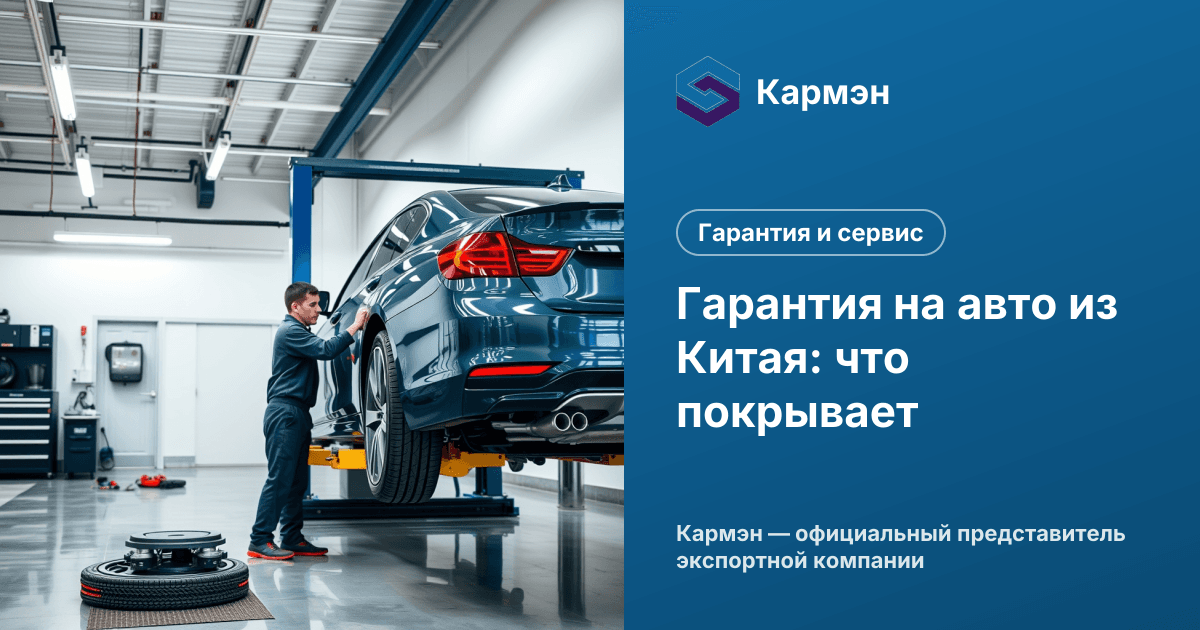 Гарантия на авто из Китая: что покрывает