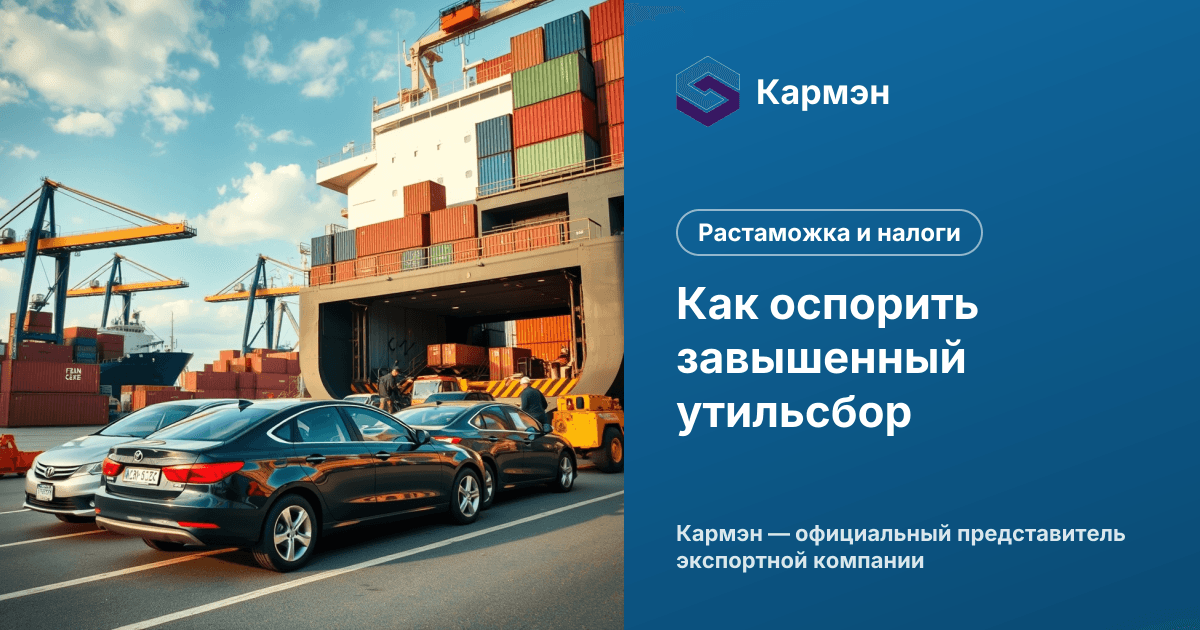 Как оспорить завышенный утильсбор