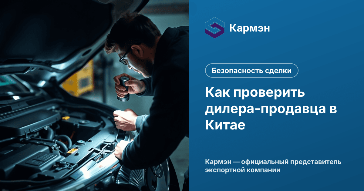 Как проверить дилера-продавца в Китае