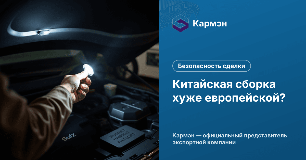 Китайская сборка хуже европейской?