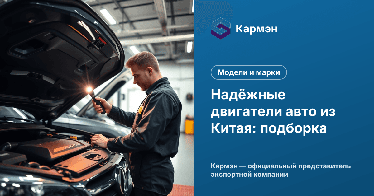 Надёжные двигатели авто из Китая: подборка