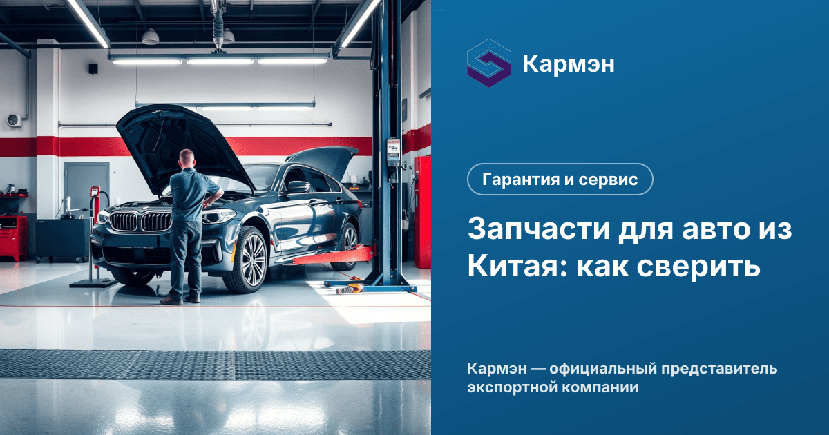 Запчасти для авто из Китая: как сверить