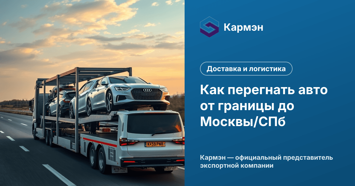 Как перегнать авто от границы до Москвы/СПб