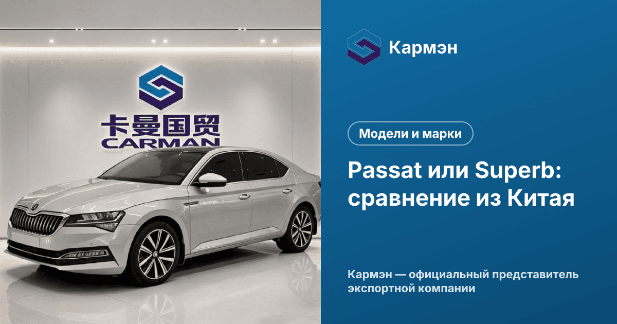 Passat или Superb: сравнение из Китая